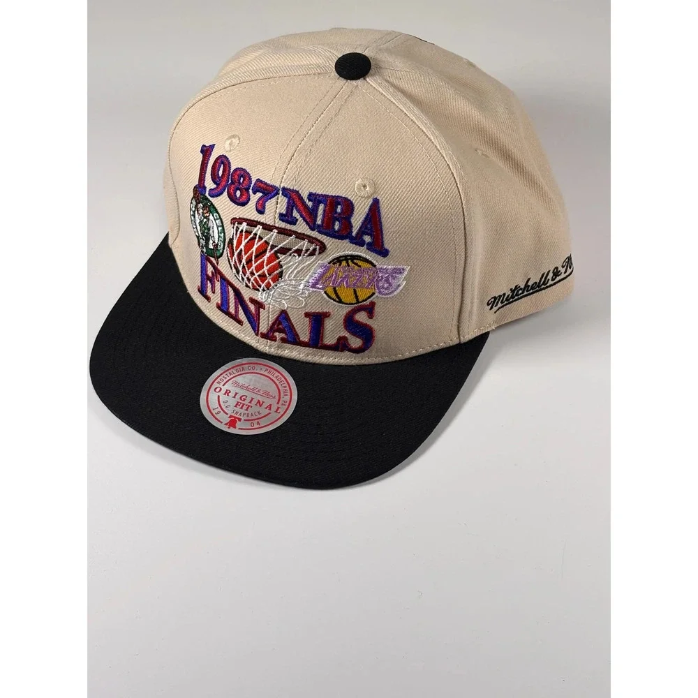 Mitchell & Ness Los Angeles Lakers vs. Boston Celtics 1987 NBA Finals Remix New
